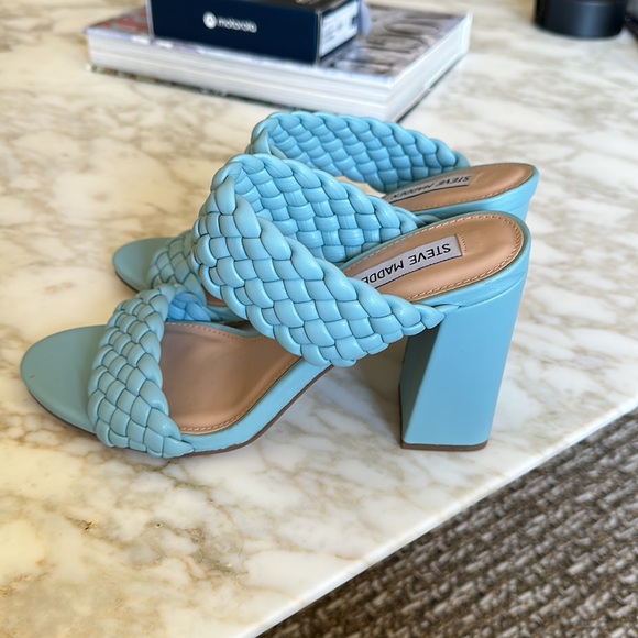 Steve Madden size 10 block heel slides - Picture 2 of 5